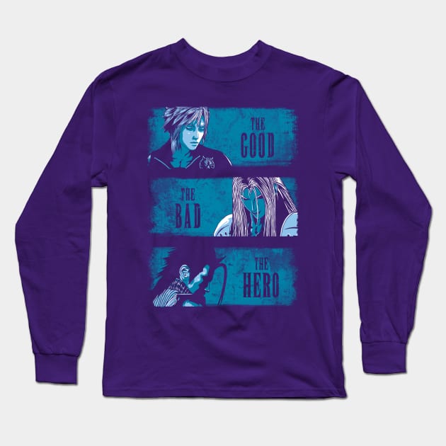 The Good the Bad and the Hero Long Sleeve T-Shirt by ddjvigo